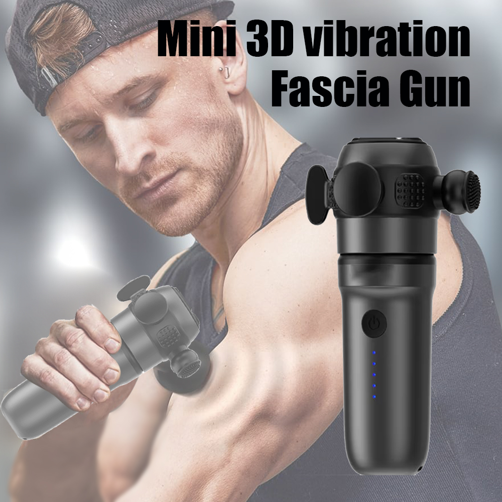 Home Gym Mini - Mini pistolet do masażu 3D z