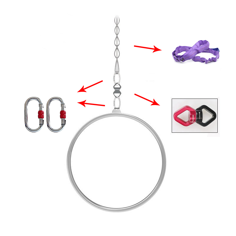 Home Gym Mini - 50cm antena Hoop Mini Lyra Kit