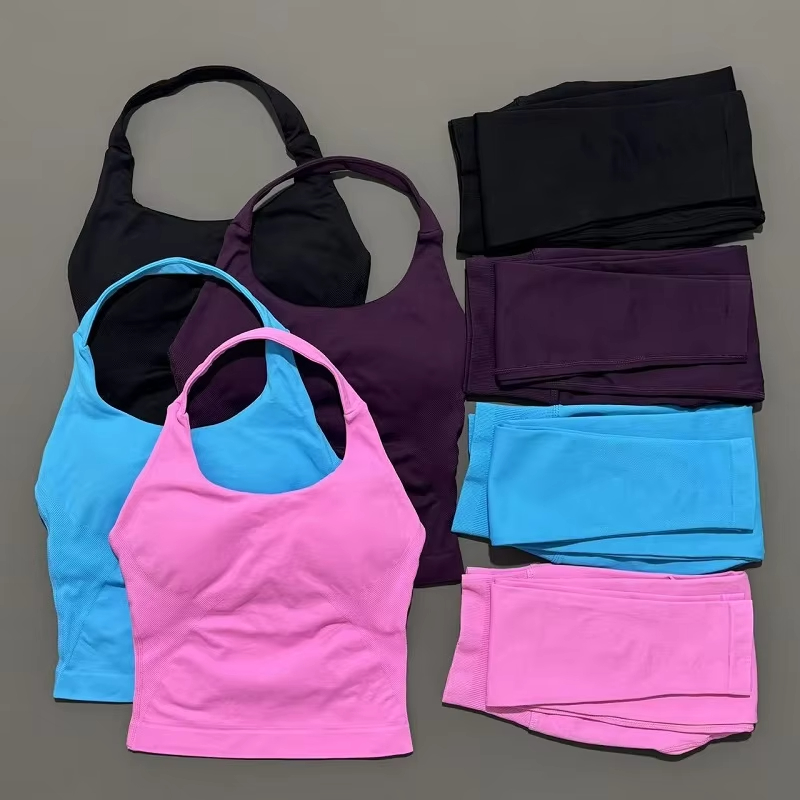 Home Gym Pilates - Dwuczęściowy Zestaw Sportowy Damski do Jogi,