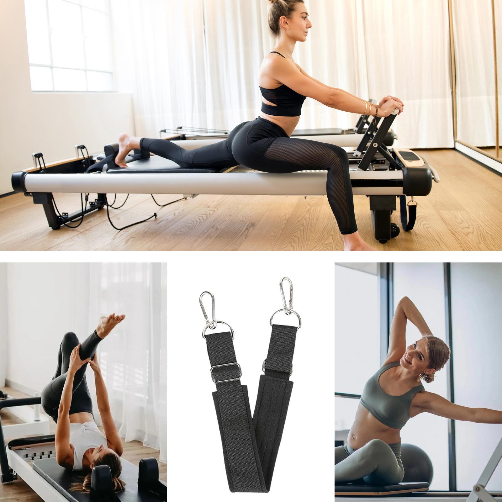 Home Gym Pilates - Pasek do pilatesu, pogrubiony, regulowany, antypoślizgowy,
