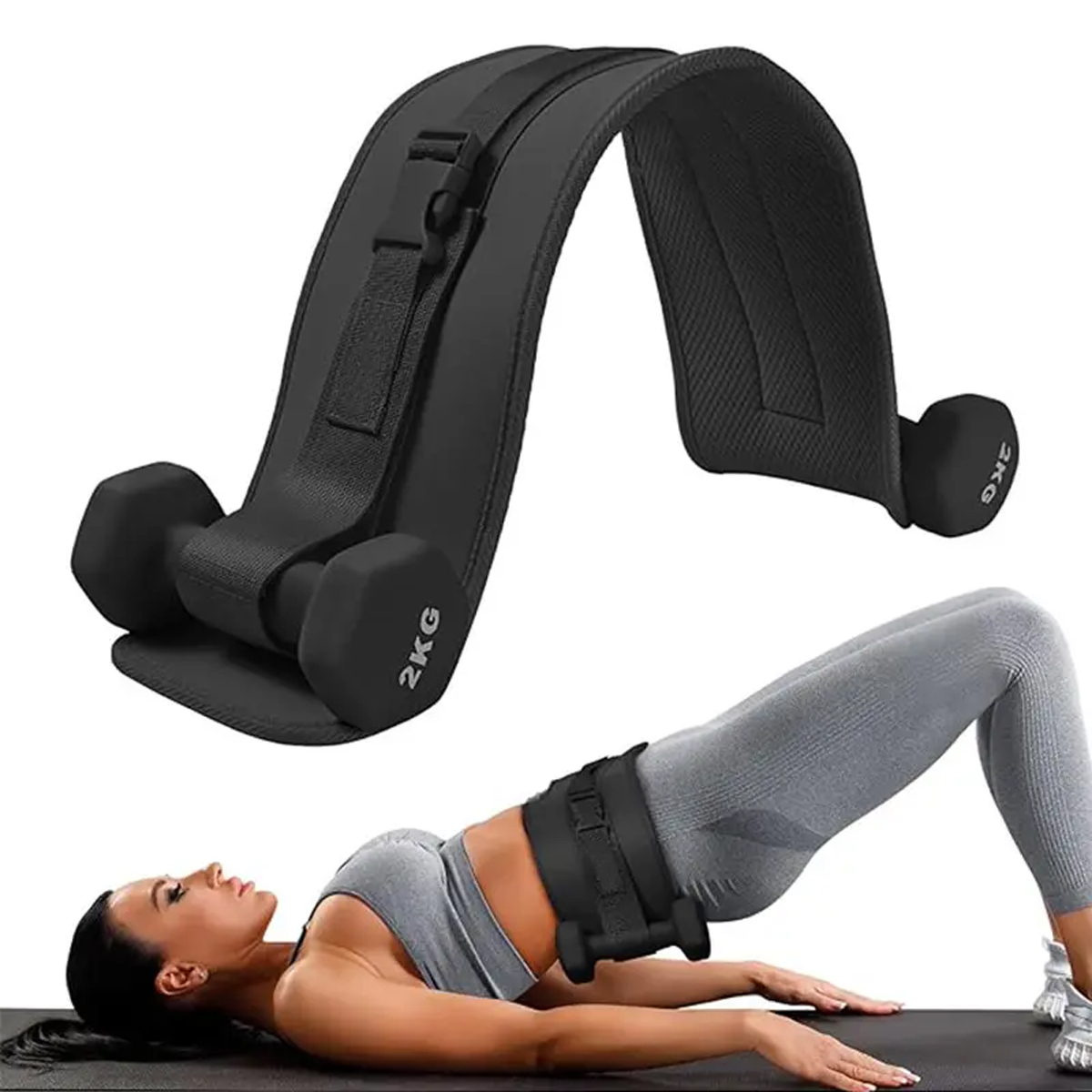 Home Gym Dumbbell Workout - Regulowany pas obciążeniowy, do treningów w
