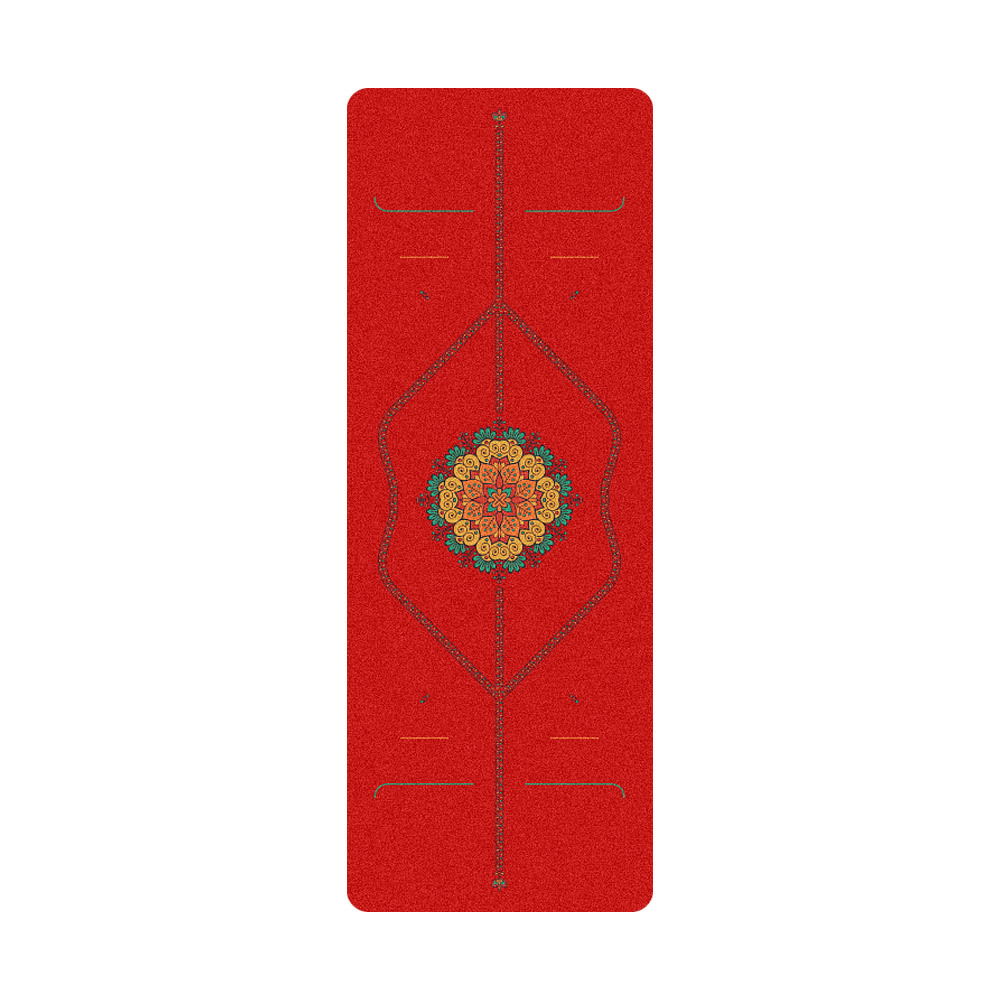 Home Gym Yoga Mat - Zen Rhyme Frosted Pu Naturalna gumowa
