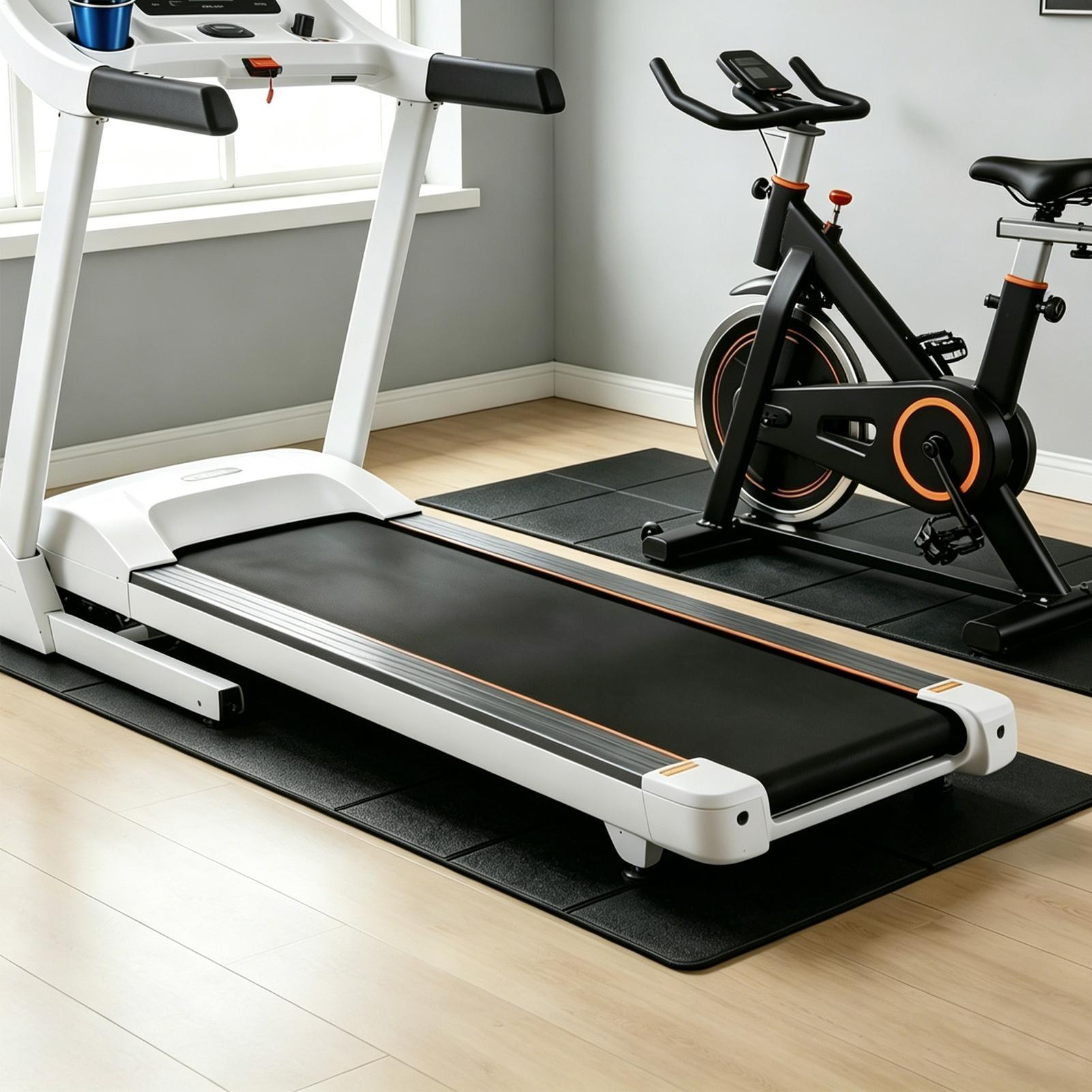 Treadmill Home Gym - Podkładki pod bieżnię, antypoślizgowe, wibroizolacyjne, wodoodporne,