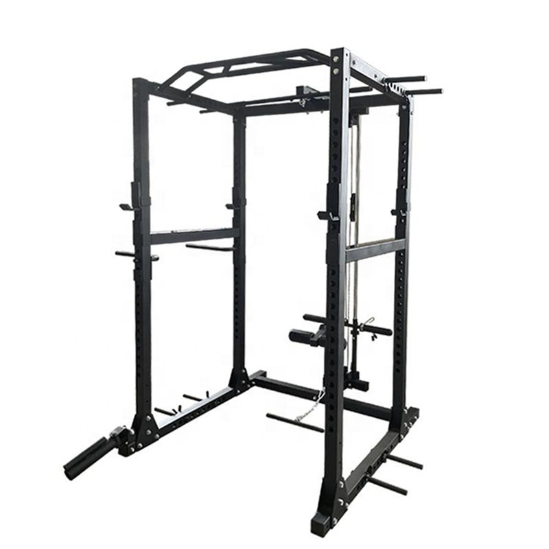 Squat Rack Power - Profesjonalna klatka siłowa z systemem wyciągu