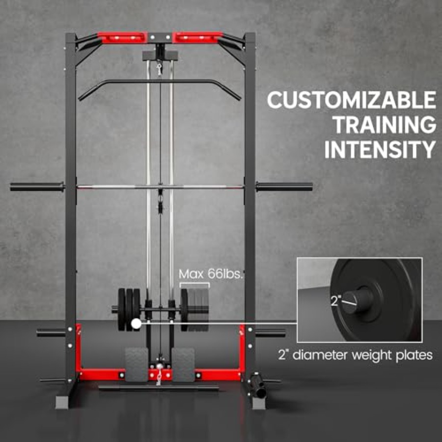 Klatka siłowa z maszyną Smitha – Squat Rack Power recenzja i cena