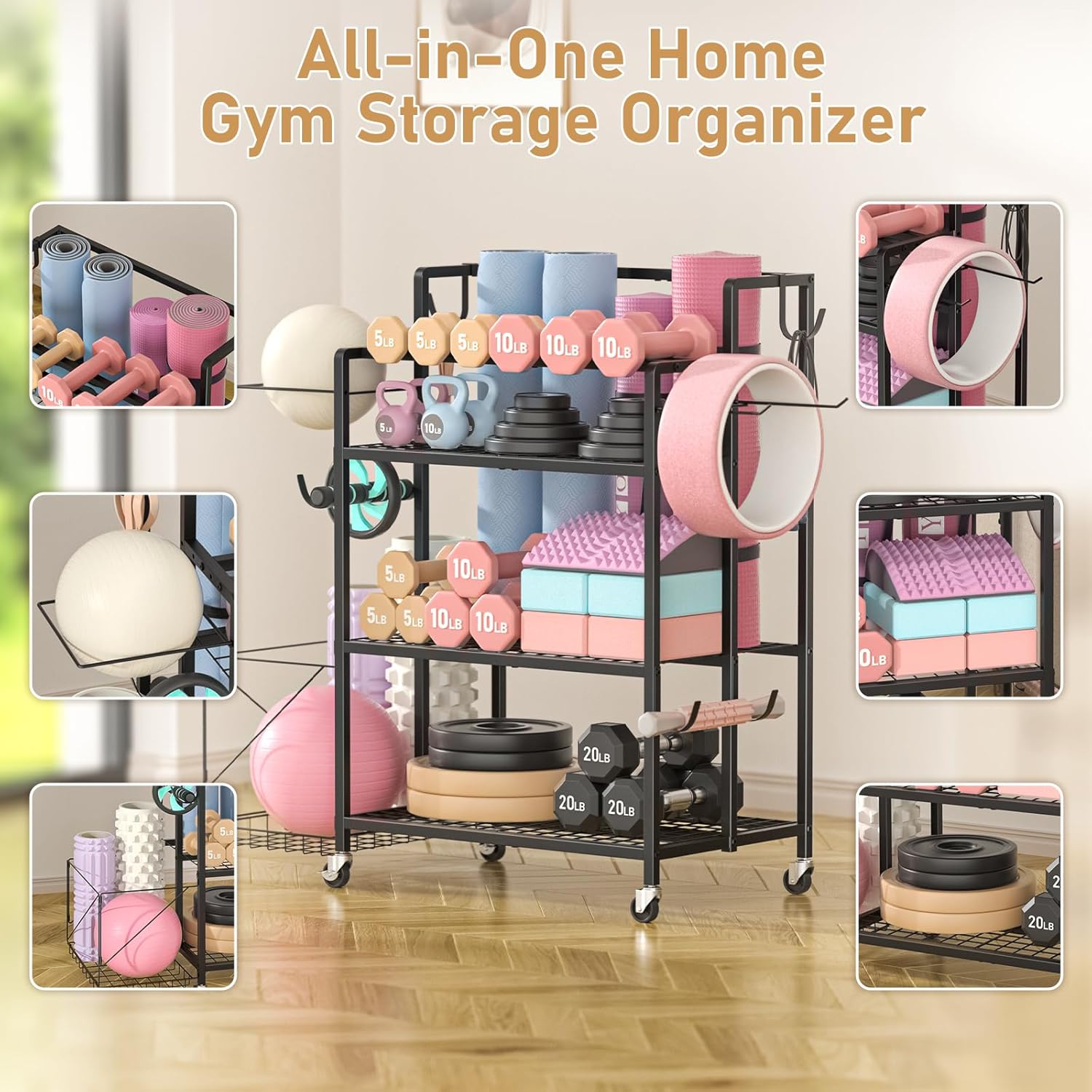 Przechowywanie sprzętu do domo – Home Gym Dumbbell Workout recenzja i cena