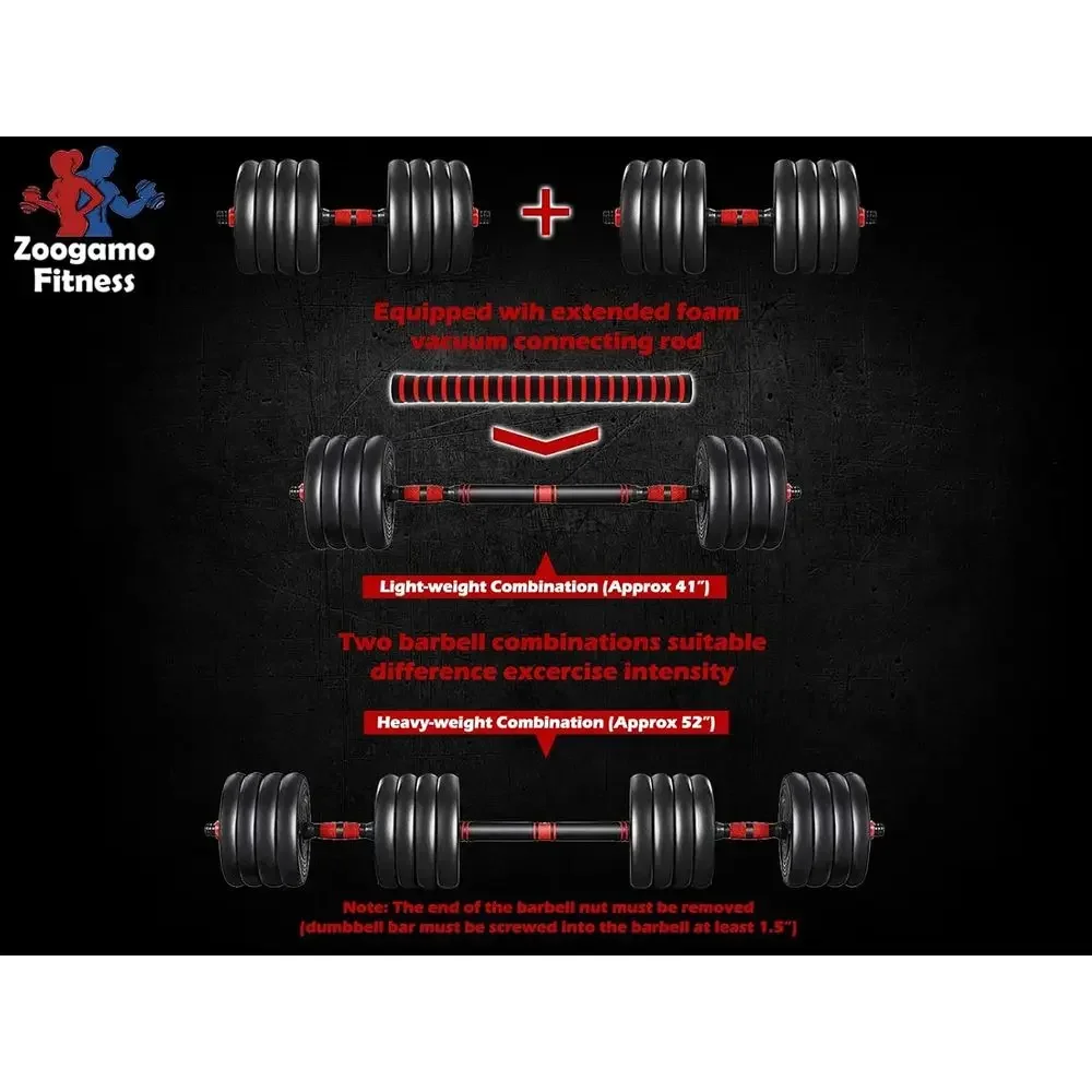 Zestaw regulowanych hantli 88- – Home Gym Dumbbell Workout recenzja i cena
