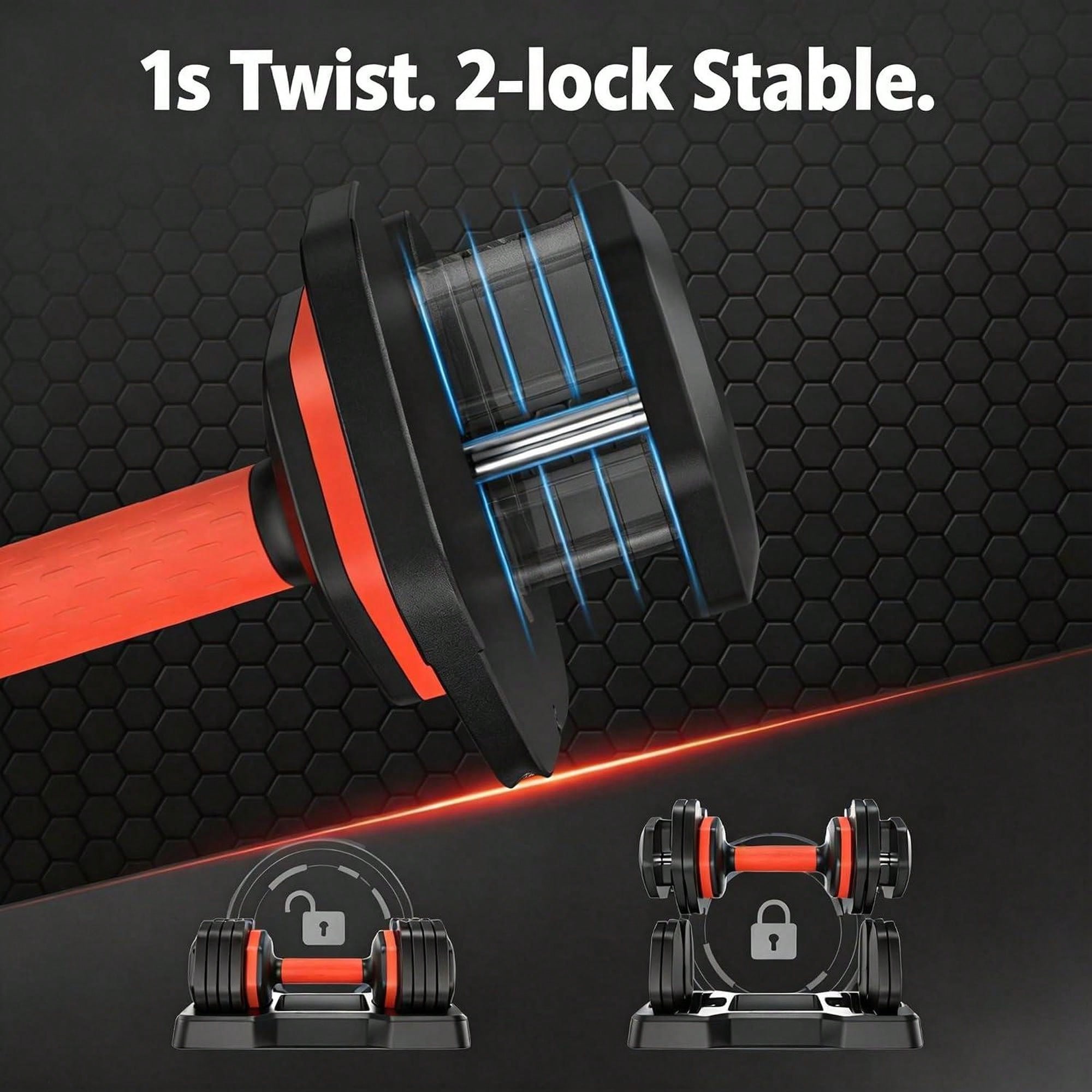 Regulowane hantle, zestaw 2 sz – Home Gym Dumbbell Workout recenzja i cena