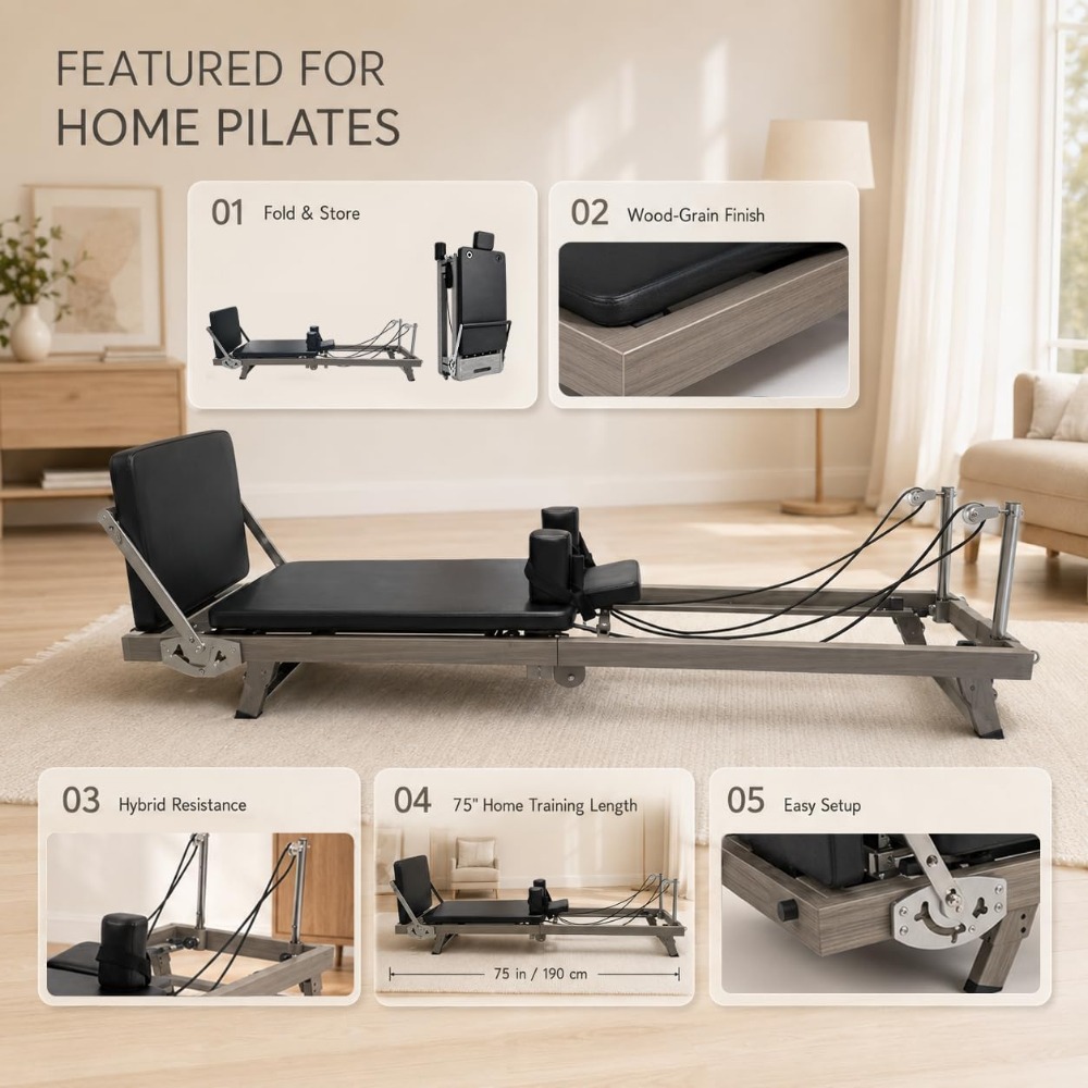 Składany reformer do pilatesu  – Home Gym Pilates recenzja i cena