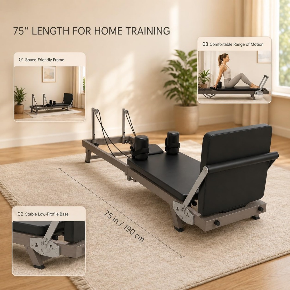 Składany reformer do pilatesu  – Home Gym Pilates recenzja i cena