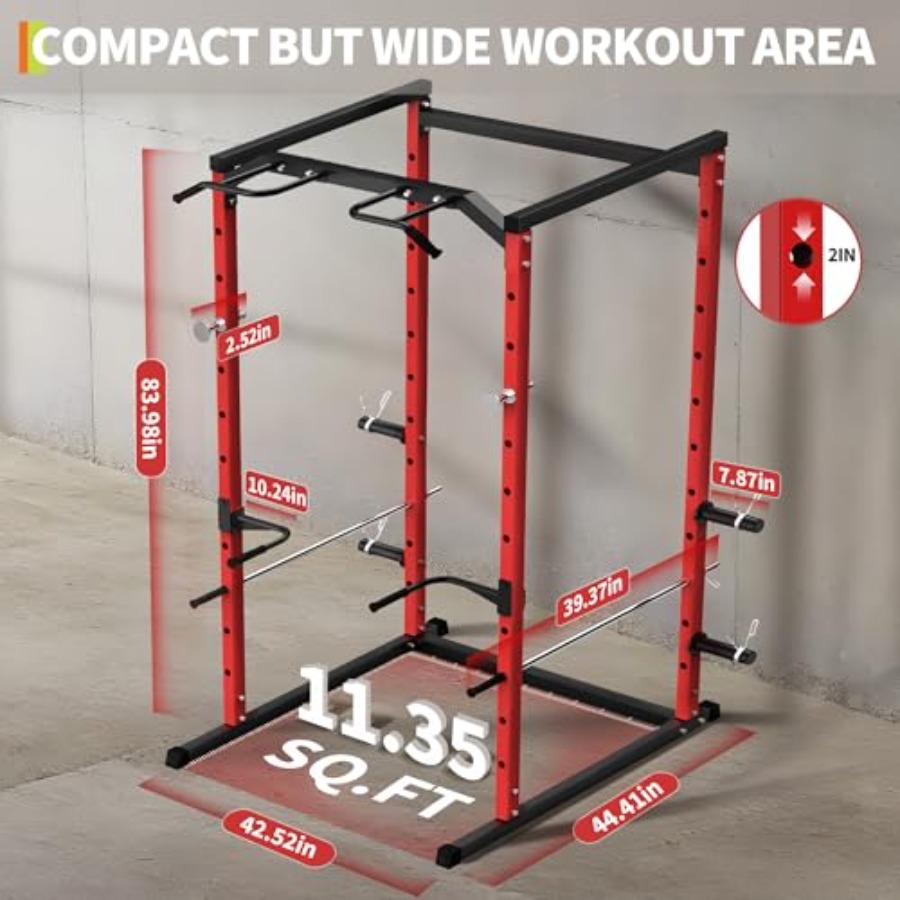 Wytrzymała klatka treningowa z – Squat Rack Power recenzja i cena