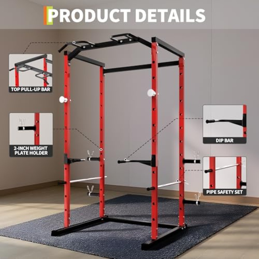 Wytrzymała klatka treningowa z – Squat Rack Power recenzja i cena