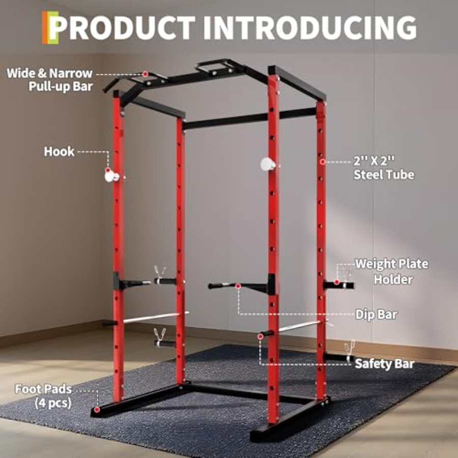 Wytrzymała klatka treningowa z – Squat Rack Power recenzja i cena