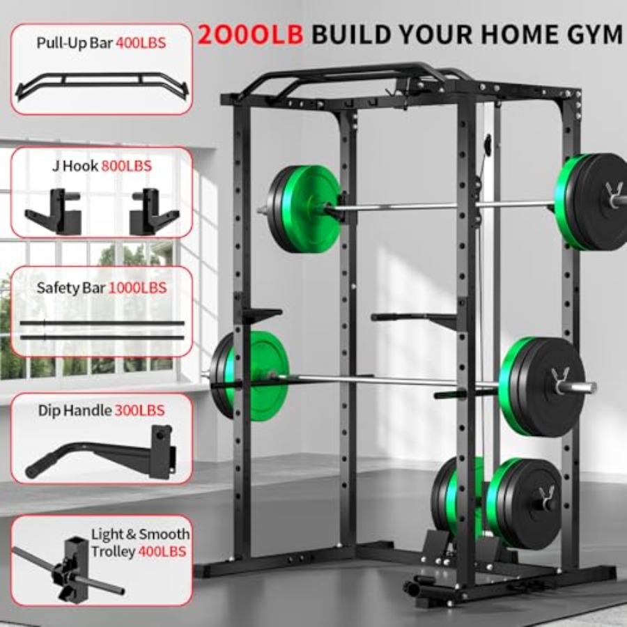 Stojak do ćwiczeń w domu z wyc – Squat Rack Power recenzja i cena