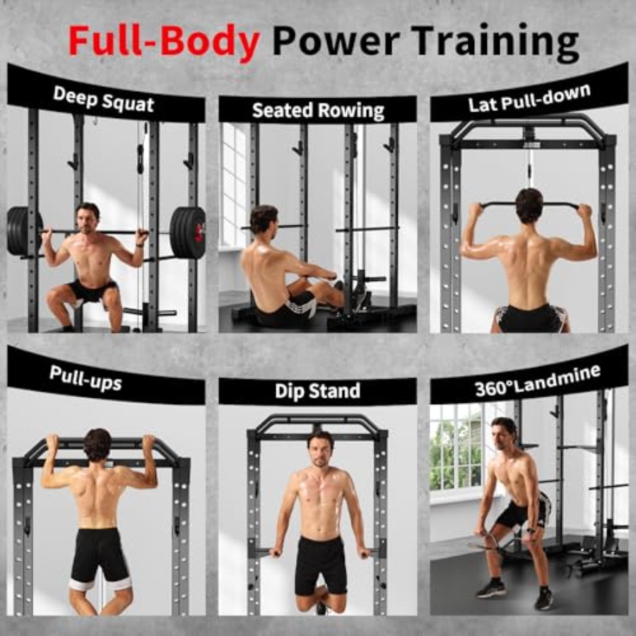 Stojak do ćwiczeń w domu z wyc – Squat Rack Power recenzja i cena