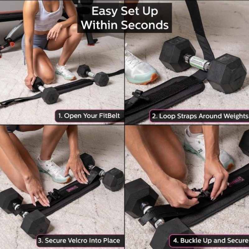 Pas do ćwiczeń z obciążeniem n – Home Gym Dumbbell Workout recenzja i cena