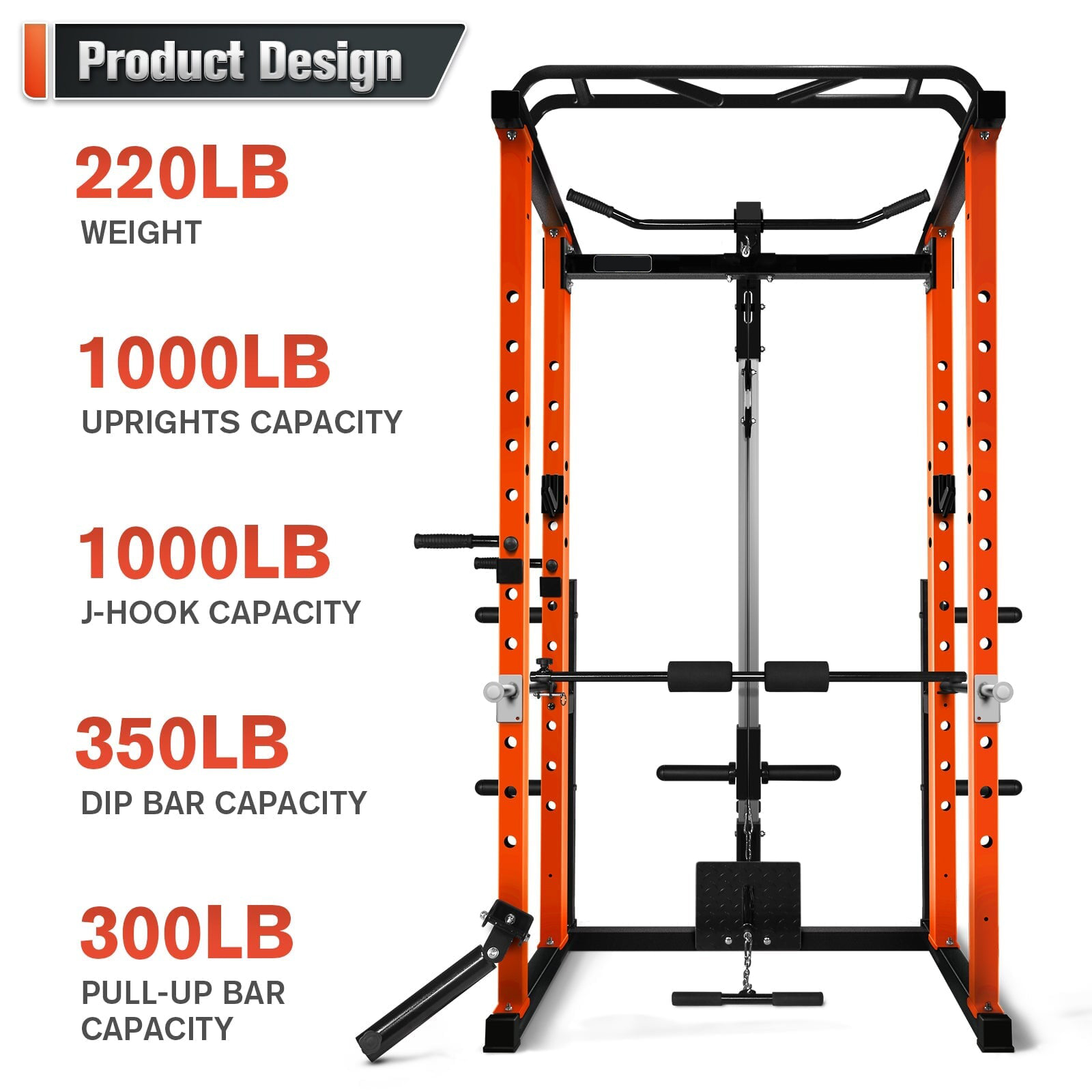 Wielofunkcyjna klatka siłowa d – Squat Rack Power recenzja i cena