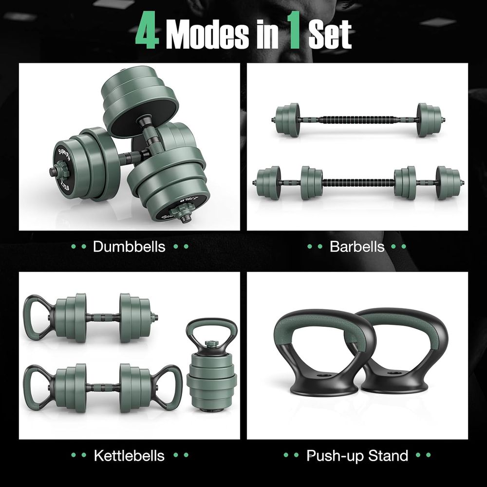 Wszechstronny zestaw obciążnik – Home Gym Dumbbell Workout recenzja i cena