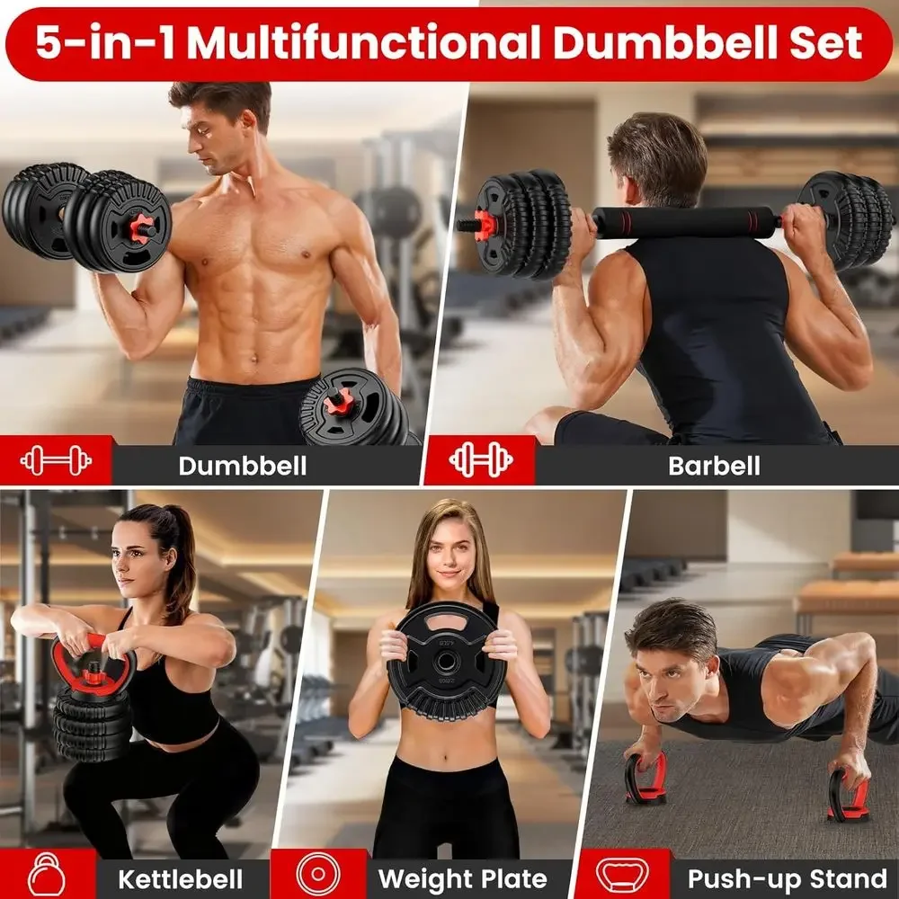 Uniwersalny Zestaw Regulowanyc – Home Gym Dumbbell Workout recenzja i cena